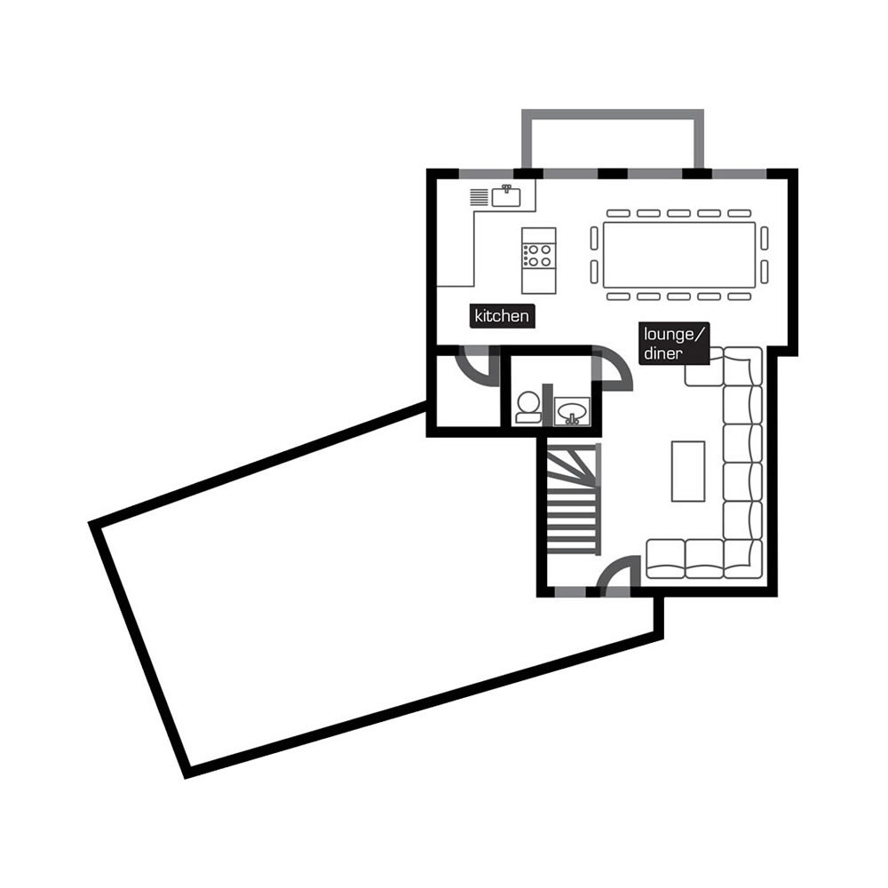 Chalet Elangeni La Tania Floor Plan 1